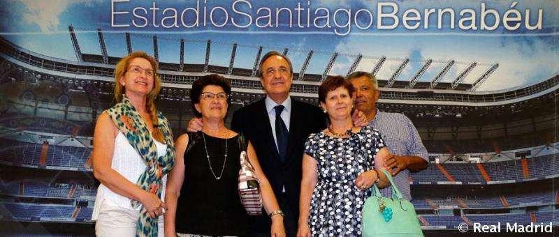 Florentino Pérez se reunió con las Peñas Madridistas en Gijón