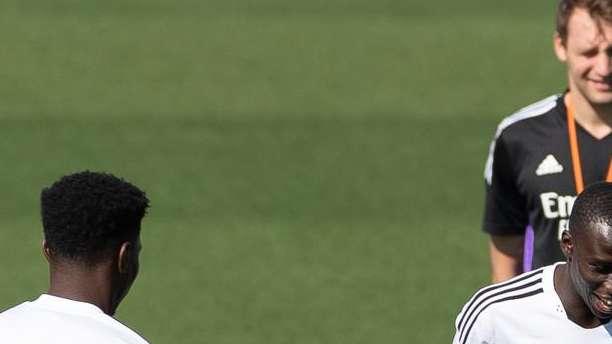 El Real Madrid se machaca en el gimnasio con Mendy, pero con una baja
