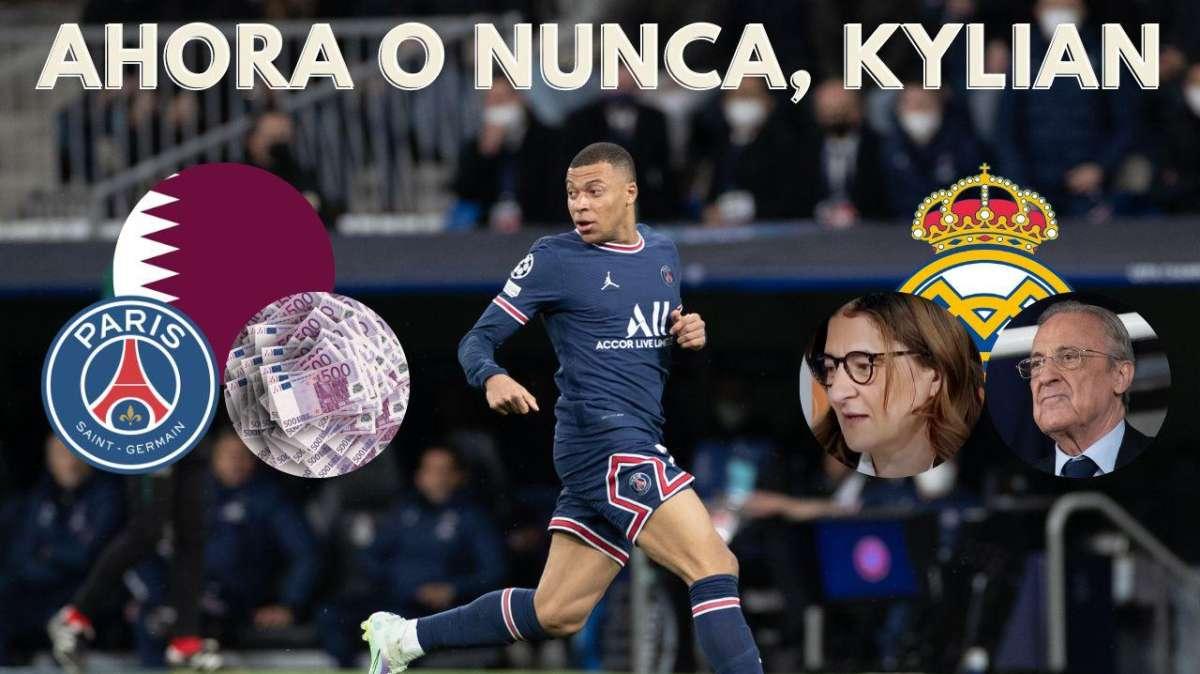 Ahora o nunca para Kylian Mbappé: Al-Khelaifi le empuja al Real Madrid
