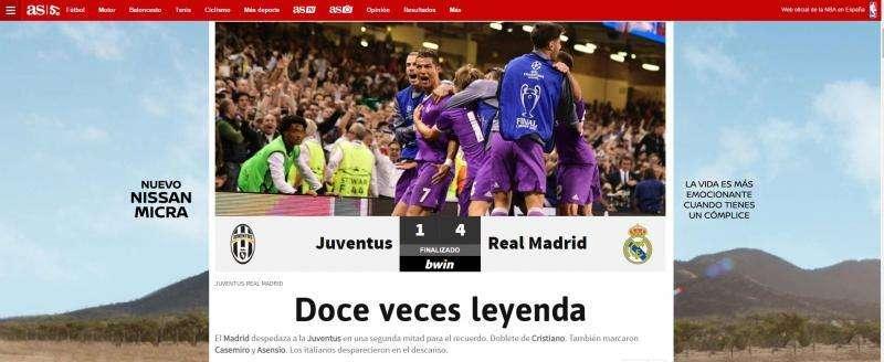 AS: "Doce veces leyenda"