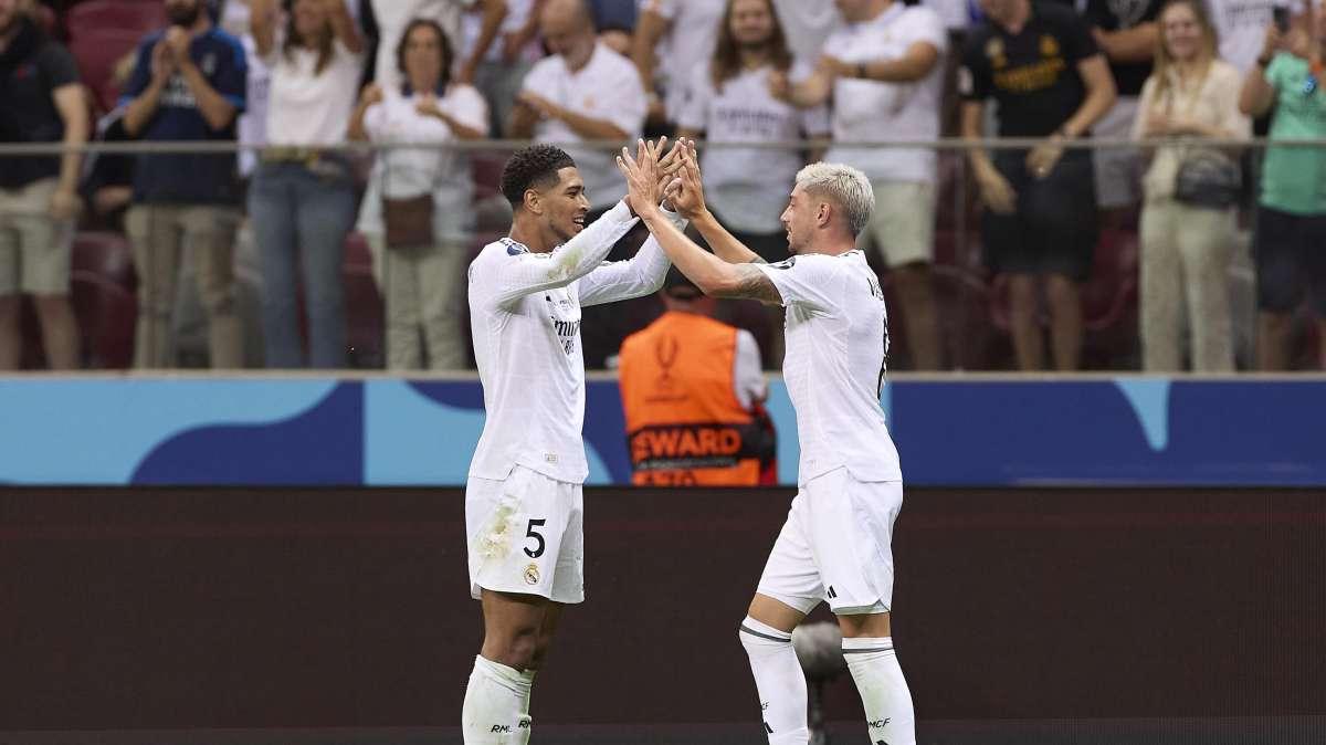 La tríada de Bellingham, Valverde y Vinicius es más brillante que nunca