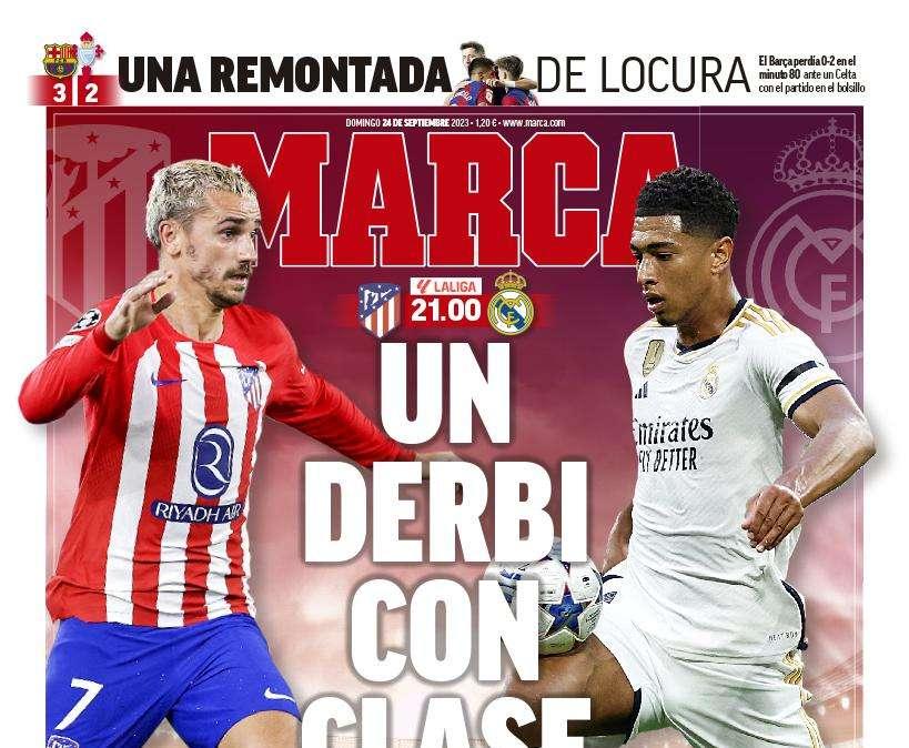 PORTADA | Marca: "Un derbi con clase"