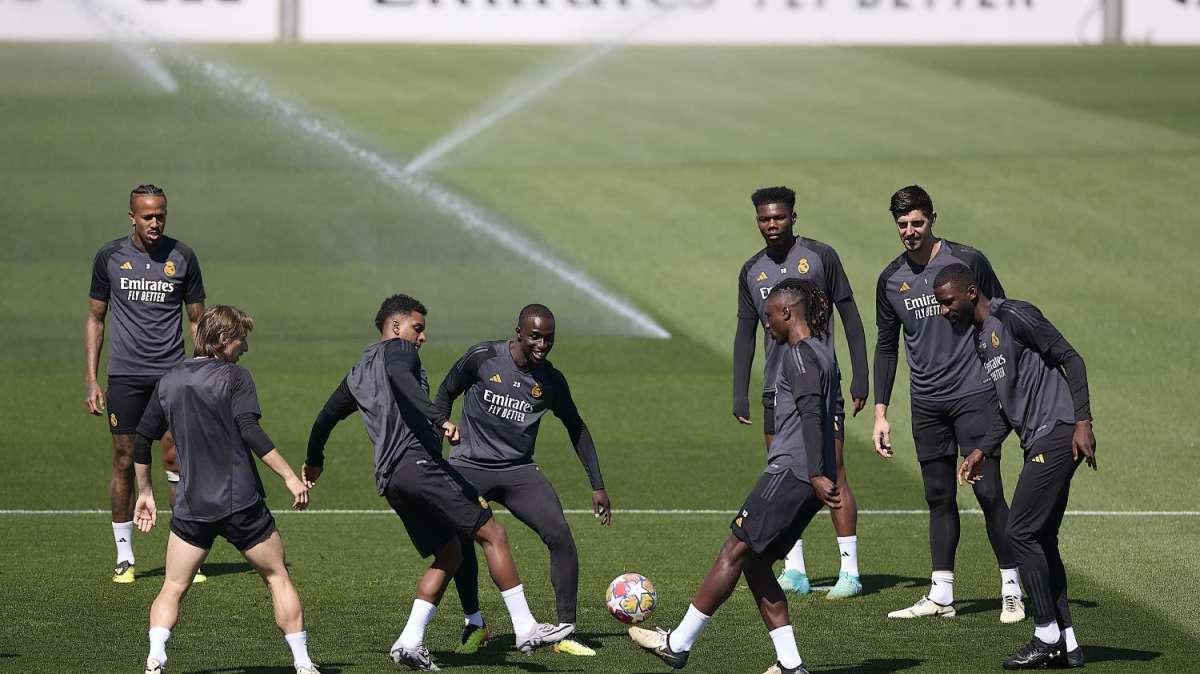 ¡Las mejores imágenes del entrenamiento del Real Madrid en la previa contra el Bayern!