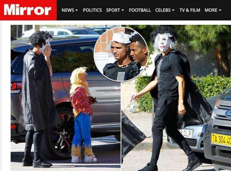 FOTO - El curioso disfraz de Cristiano para festejar el carnaval