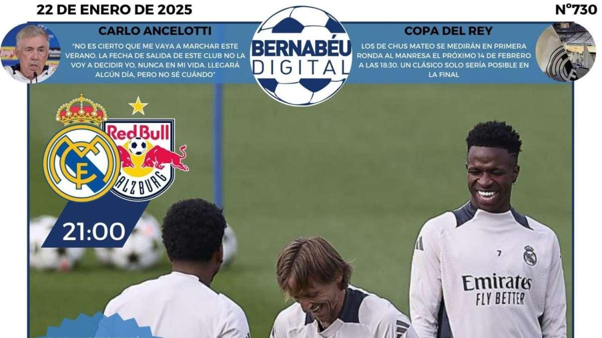 La previa del Real Madrid - RB Salzburg, protagonista en la portada de BD