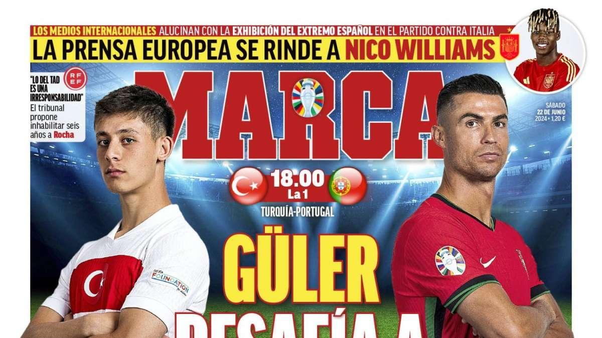 PORTADA | Marca: “Güler desafía a Cristiano”