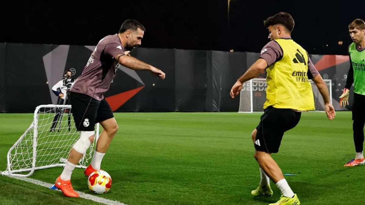 Día de recuperación con tres dudas en el entrenamiento del Real Madrid
