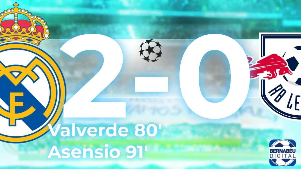CRÓNICA | Valverde y Asensio sacan al Real Madrid del apuro del Leipzig