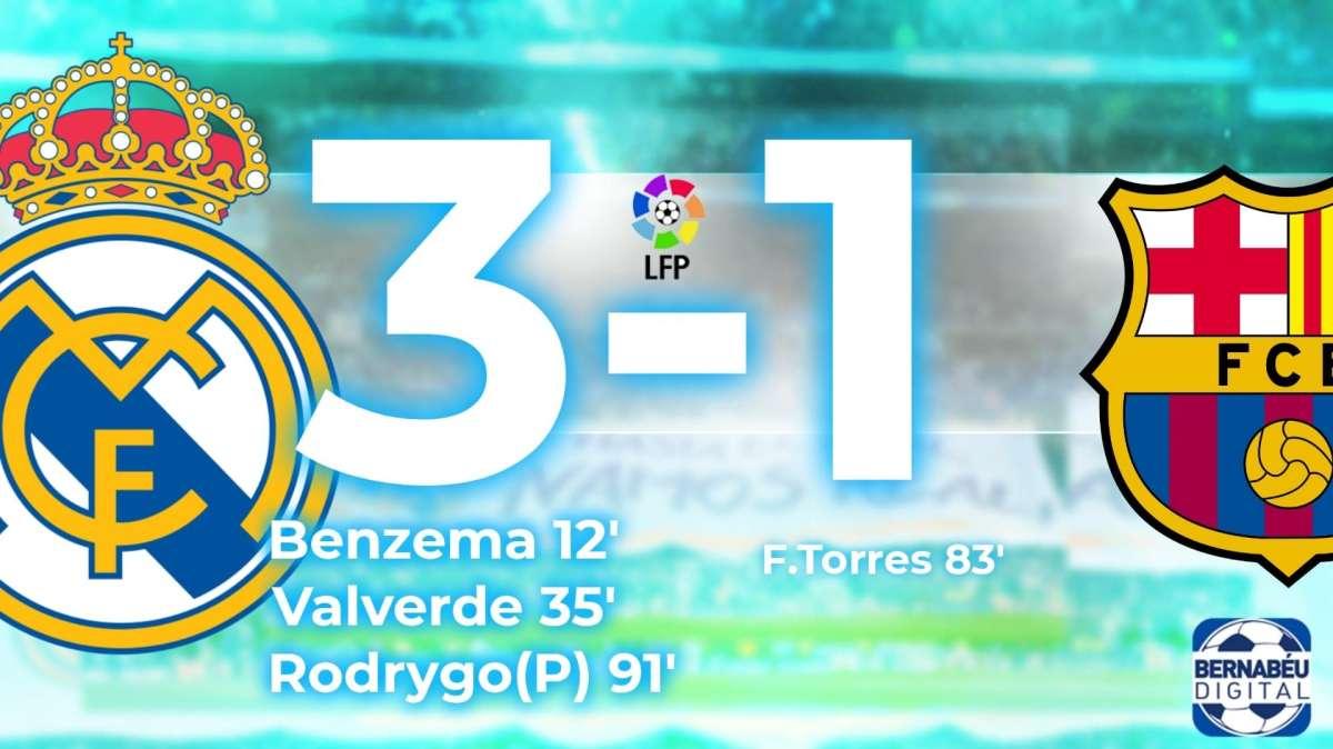 CRÓNICA | El Real Madrid se lleva el clásico, se pone líder y agrava la crisis del Barça