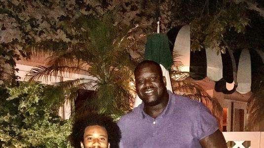 FOTO - Marcelo cumple su sueño de conocer al "padrino negro"