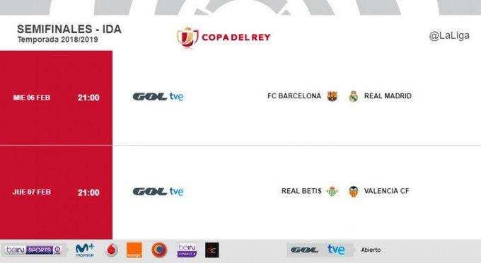 Real Madrid vs Barcelona, ya se conoce día y hora del partido de ida de Copa del Rey en el Camp Nou