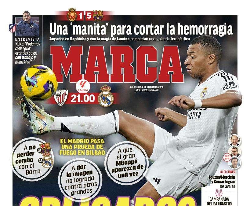 Marca enumera las obligaciones del Real Madrid en San Mamés