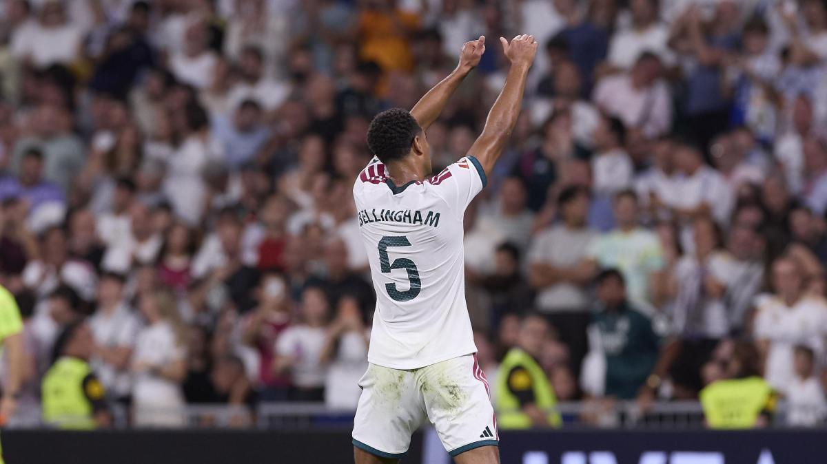 Jude Bellingham destaca con influencia total en el juego del Real Madrid