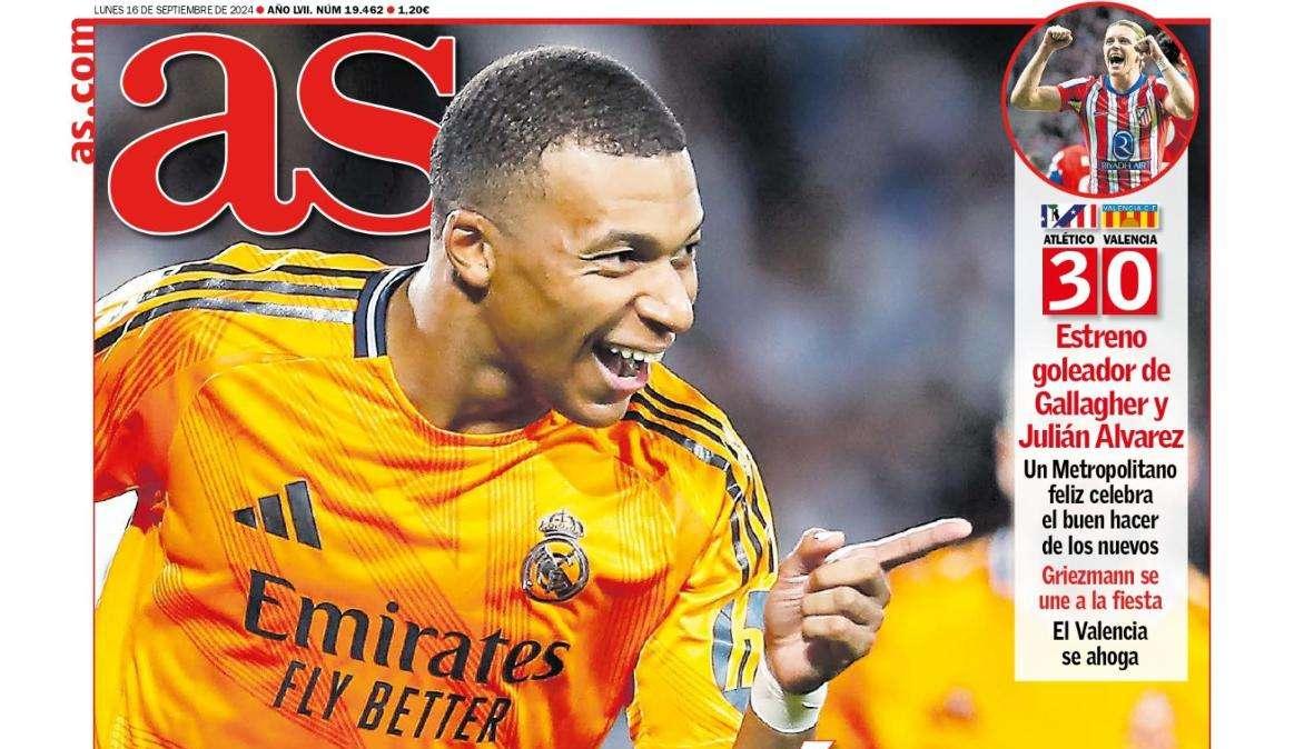PORTADA | AS: "Este sí es Mbappé"