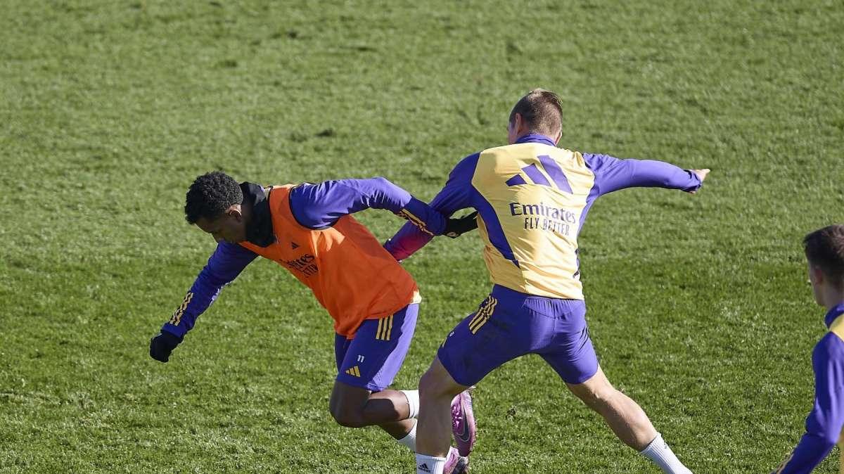 Informe del entrenamiento: Camavinga y Lucas vuelven a medias, y Mendy pisa césped