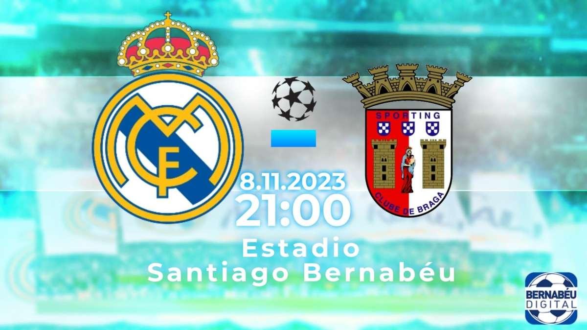 Real Madrid 3-0 SC Braga, FINAL | Sigue aquí el pospartido