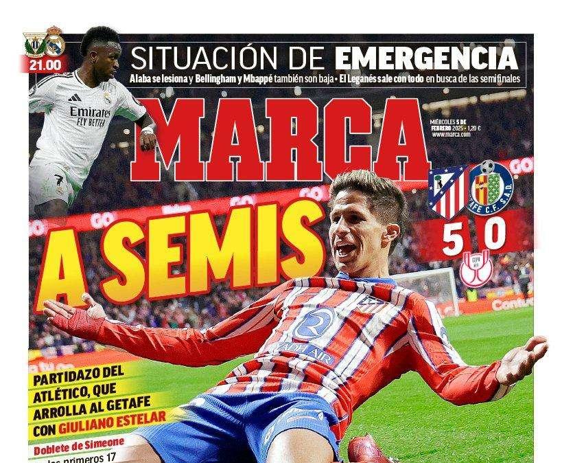 El diario Marca alerta con el Real Madrid: "Situación de emergencia"
