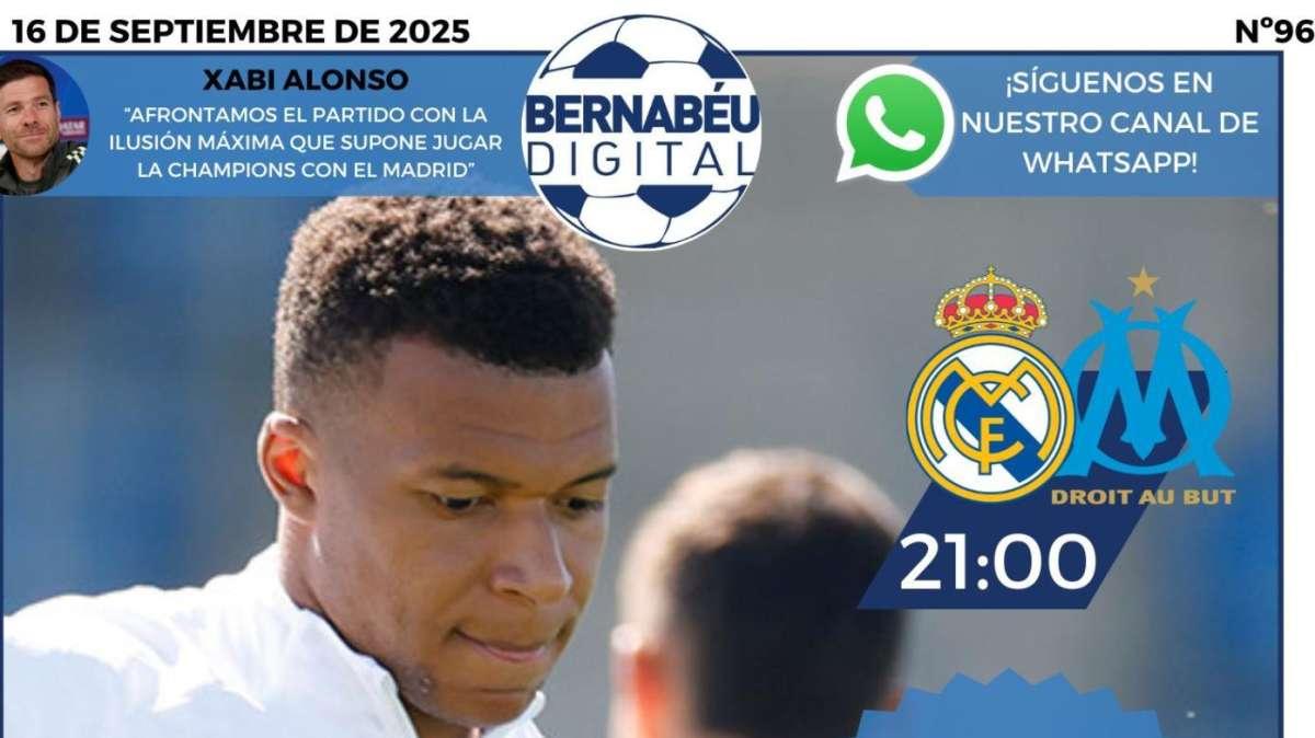 La previa del Real Madrid-Marsella, protagonista de la portada BD