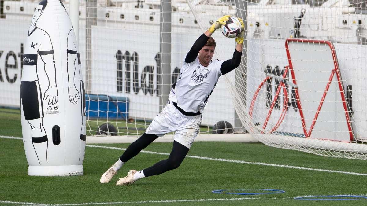 Informe del entrenamiento: Courtois e Iker Bravo, novedades en el Real Madrid