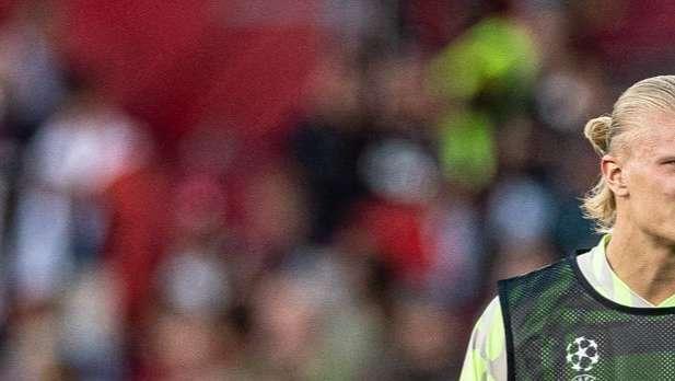 Haaland es la principal amenaza en el once del Manchester City