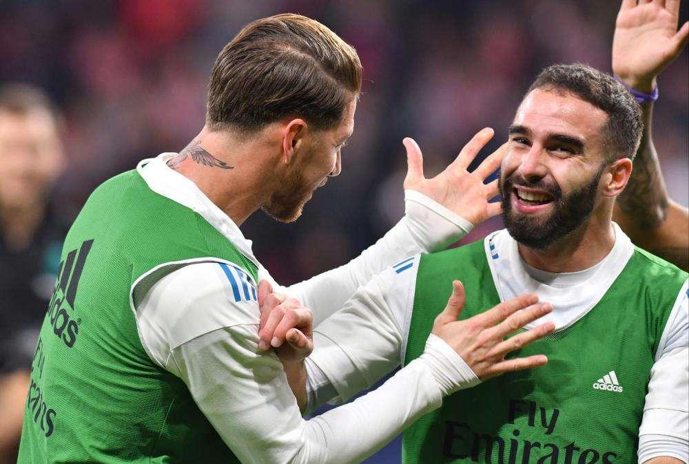 Ramos le manda un toque de atención a Carvajal: "Dani, muy feo lo tuyo"