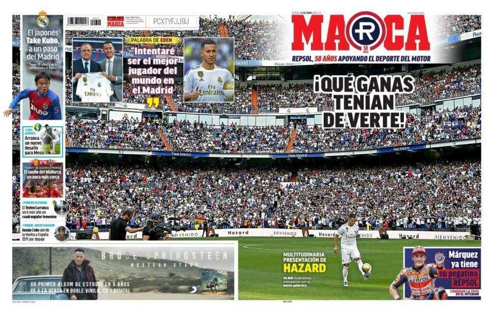 PORTADA MARCA: "Qué ganas tenían de verte"