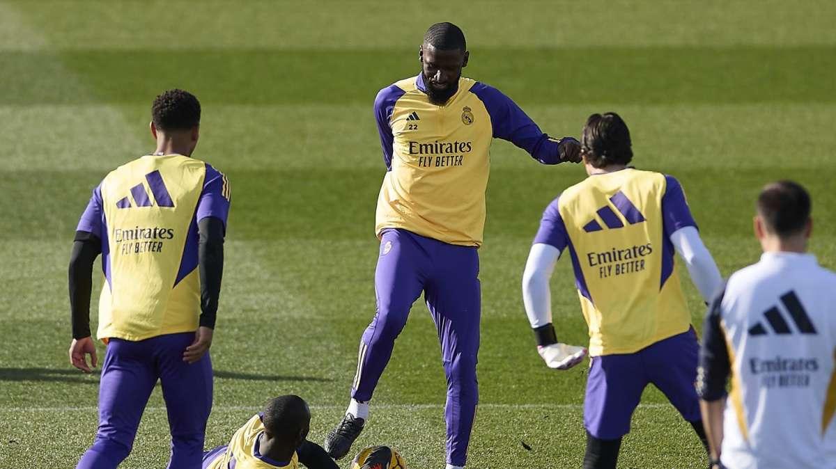 Las mejores imágenes del entrenamiento del Real Madrid