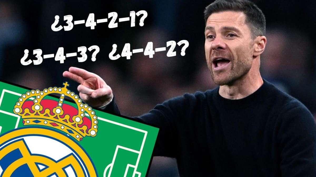¿Cómo jugaría el Real Madrid de Xabi Alonso? ¿3-5-2? ¿3-4-2-1? ¿4-4-2?