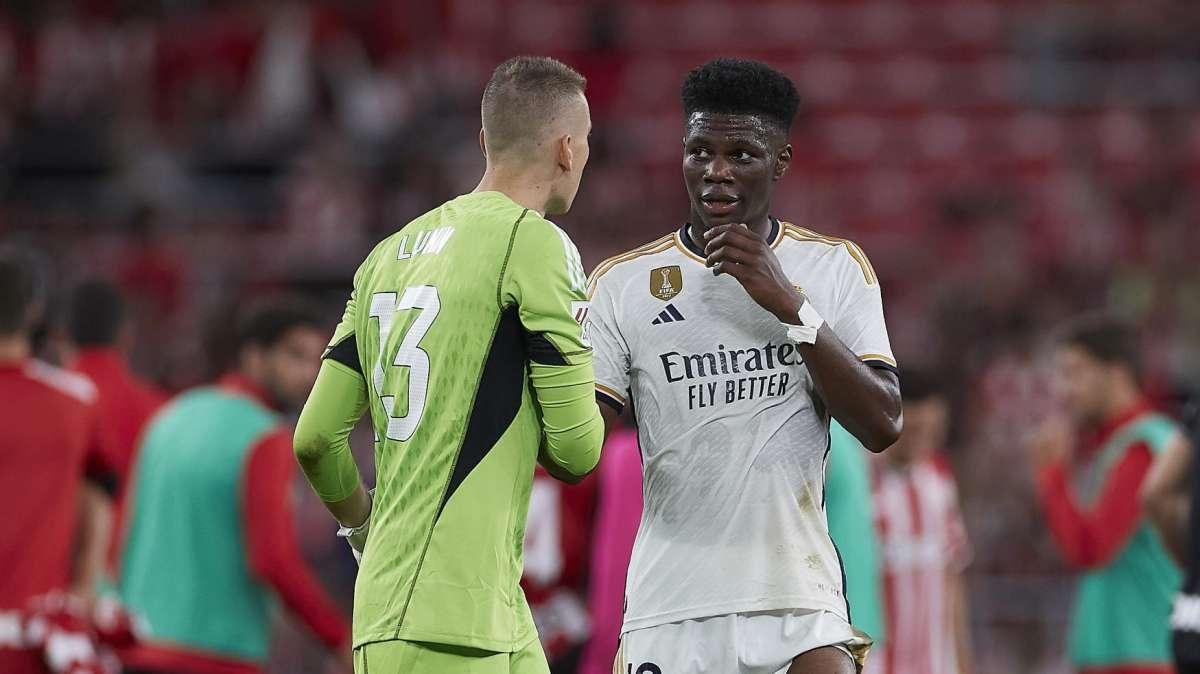 Lunin, por ahora: así plantea Ancelotti los próximos partidos del Real Madrid