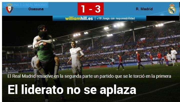 Marca saca pecho: "el liderato no se aplaza"