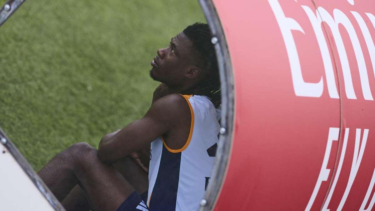 Camavinga, cazado en el último entrenamiento del Real Madrid