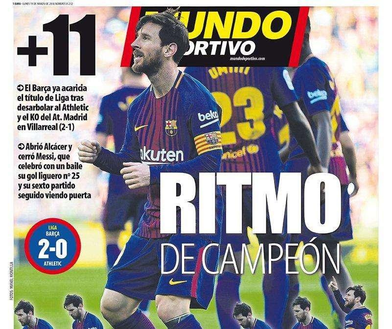 PORTADA - Mundo Deportivo: "Un póker de Cristiano acaba con la resistencia del Girona"