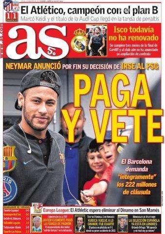 PORTADA - As: "Isco todavía no ha renovado"