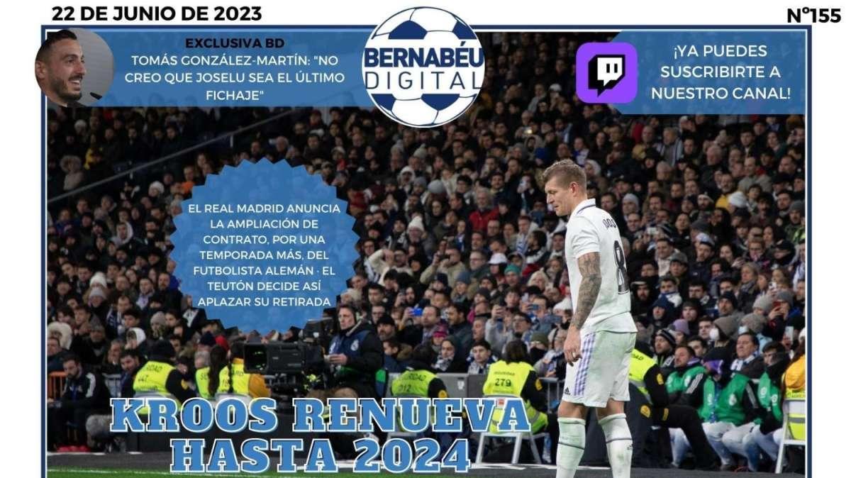 PORTADA BD | "Kroos renueva hasta 2024. Vinicius, BD Award 2023"