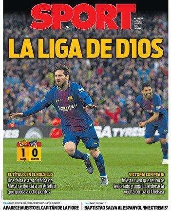PORTADA - Sport "La Liga de D10S"