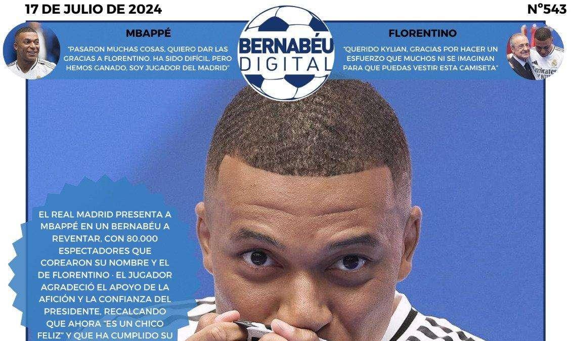 PORTADA BD | Con Mbappé: "Un sueño no se paga con dinero"