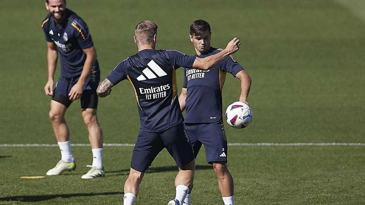 El Real Madrid se entrena con muchas ausencias de peso