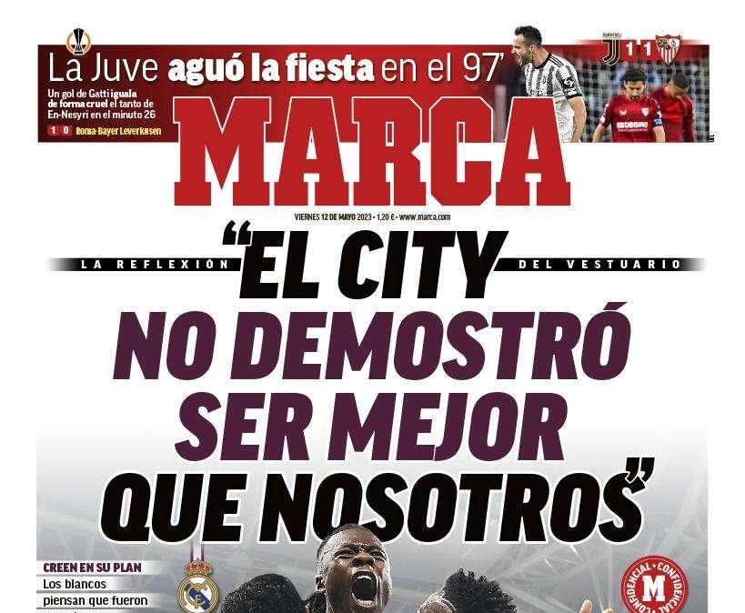 PORTADA | Marca: "El City no demostró ser mejor que nosotros"