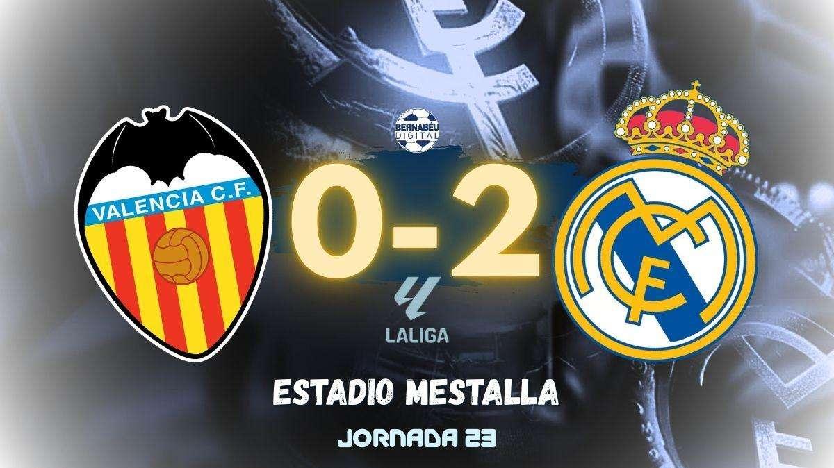 Valencia CF 0-2 Real Madrid | ¡Sigue aquí el mejor post partido!