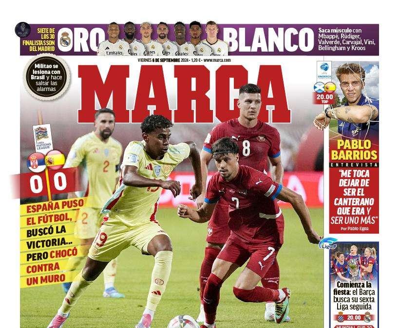 PORTADA | Marca: "El campeón mereció más"