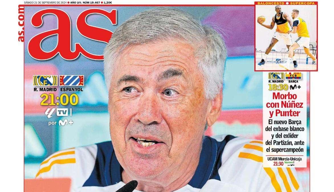 PORTADA | AS, Ancelotti: "Nuestra afición es de Rock & Roll"