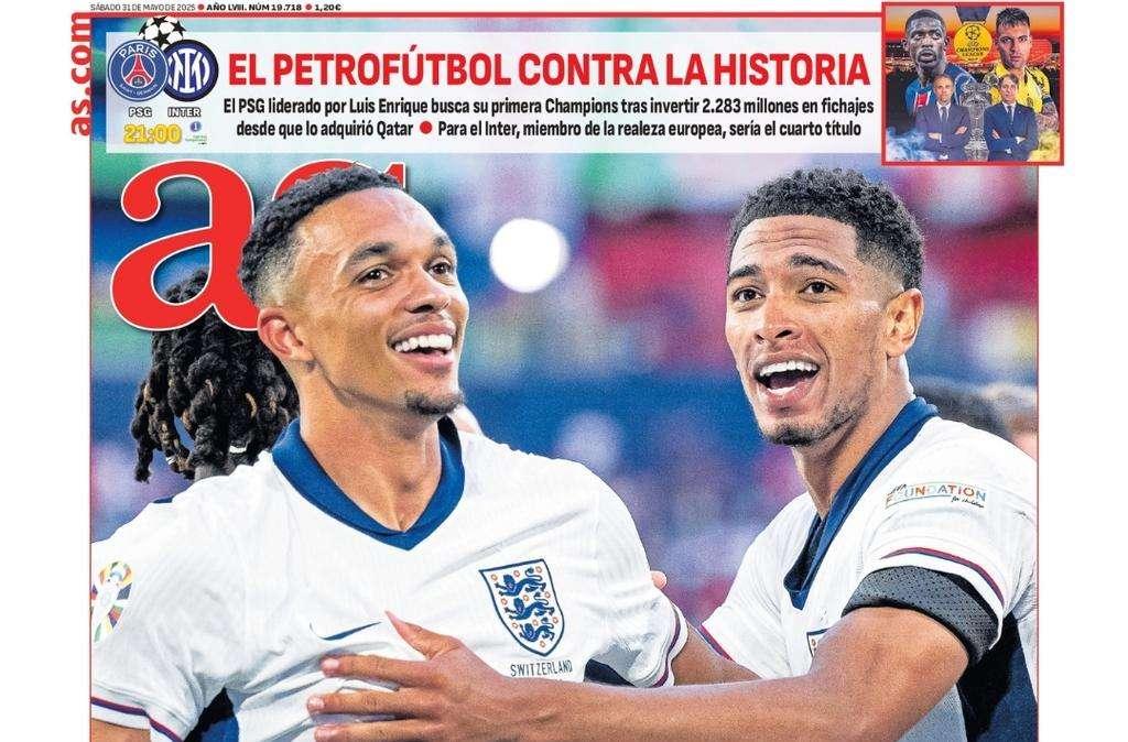 AS saca en primera plana el nuevo fichaje del Real Madrid