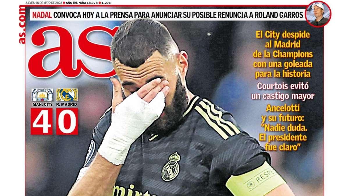 PORTADA | AS: "Para llorar"