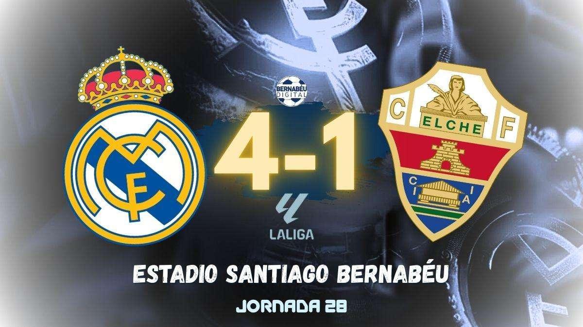 Real Madrid 4-1 Elche | Sigue aquí el mejor postpartido