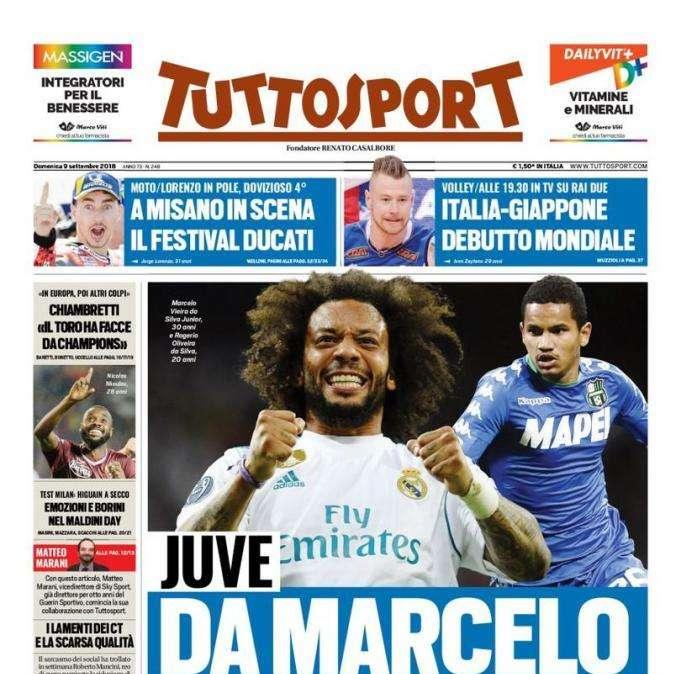 Tuttosport - La Juventus se centra en Rogerio pero no se olvida de Marcelo