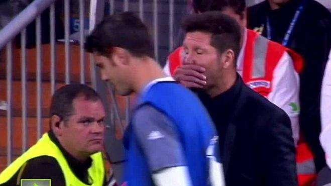 La propuesta de Simeone a Morata durante el derbi: "Vente conmigo al Atlético"