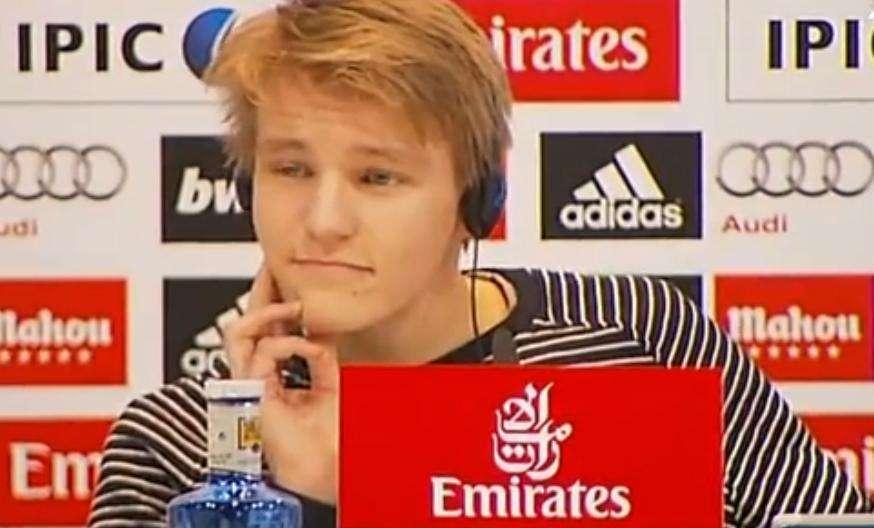 En el Madrid están encantados con Odegaard: "Estamos muy felices con él por ahora"