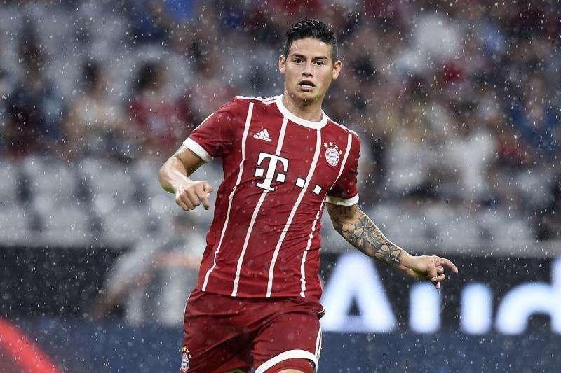 ¡OJO! James, uno de los señalados por Ancelotti: sustituido al descanso