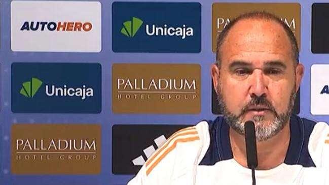Chus Mateo, sobre las dudas de uno de sus jugadores: "Tengo mucha esperanza porque le he sufrido"