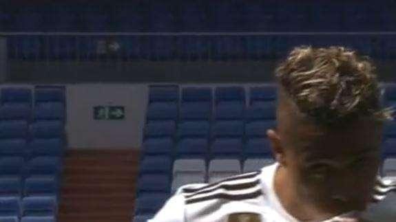 La celebración de Mariano tras su primera victoria después de su vuelta a Madrid: "Seguimos sumando"